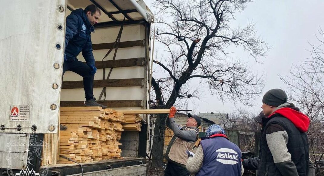 Французская гуманитарная организация ACTED оказала помощь Покровску после российского обстрела (фото)