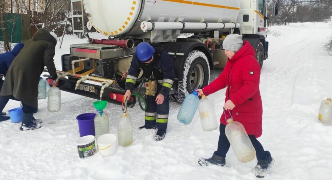 П'ять громад на Донеччині отримали воду від ДСНС