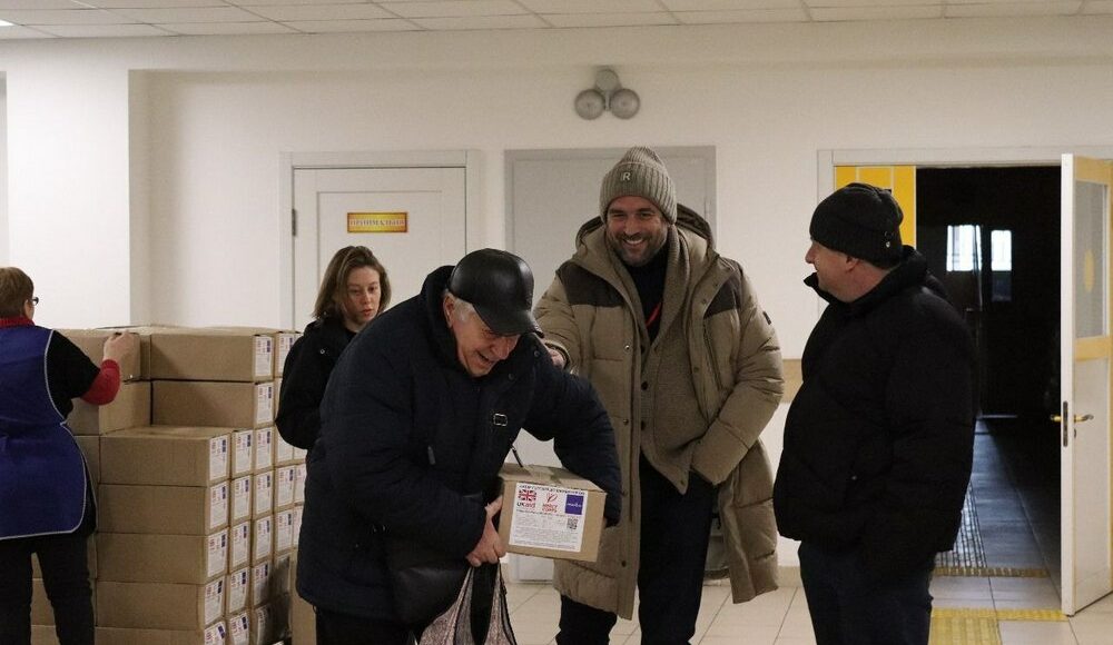 Гуманітарний штаб Селидівської МВА видає допомогу населенню від міжнародних партнерів