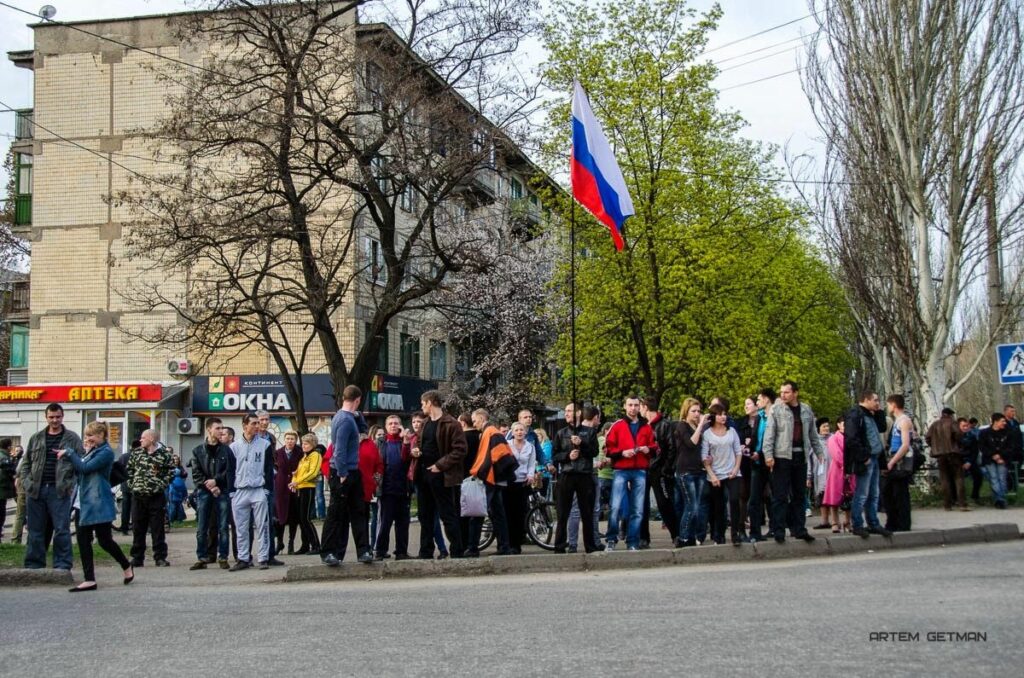 проросійські бойовики у Краматорську