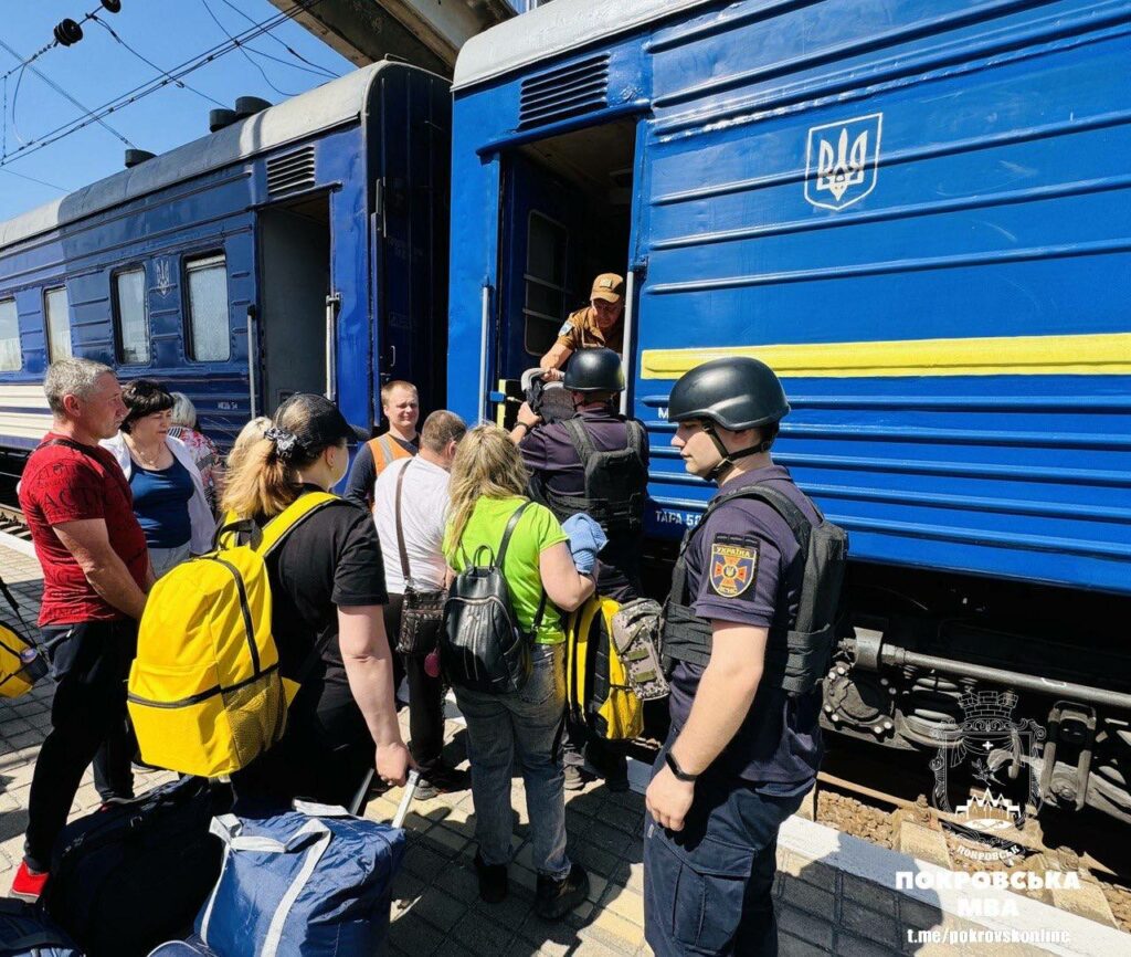 евакуаційний поїзд з покровська 4