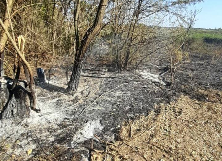 Россияне обстреляли село Новый Комар Волновахского района: горит сухая трава