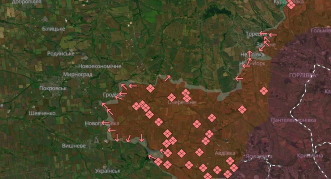 Враг продвинулся возле Новогродовки, Заветного, в Торецке и Птичьем, — DeepState