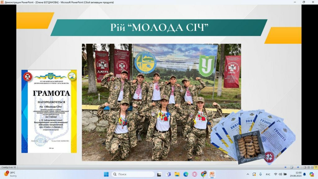 рій молоді січ