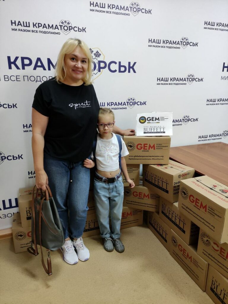 У Дніпрі переселенці з Краматорська отримали допомогу від GEM 3