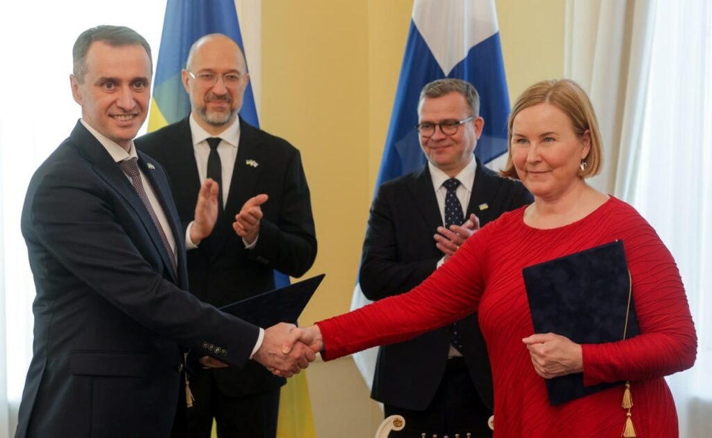 Україна та Фінляндія підписали технічну угоду у сфері охорони здоровʼя в межах безпекової угоди між країнами 2