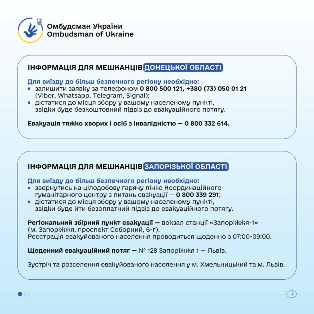 При порушенні прав ВПО можуть звернутися в офіс омбудсмена