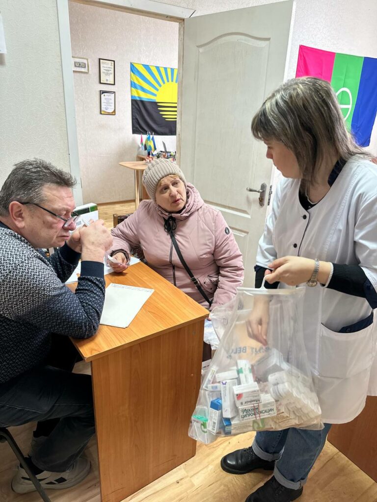 В Кропивницькому на базі гумхабу Єднання Покровської МВА приймали лікарі Мирноградської лікарні