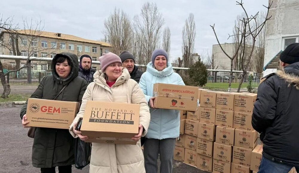 У Павлограді ВПО з Донеччини отримали допомогу від GEM (фото)