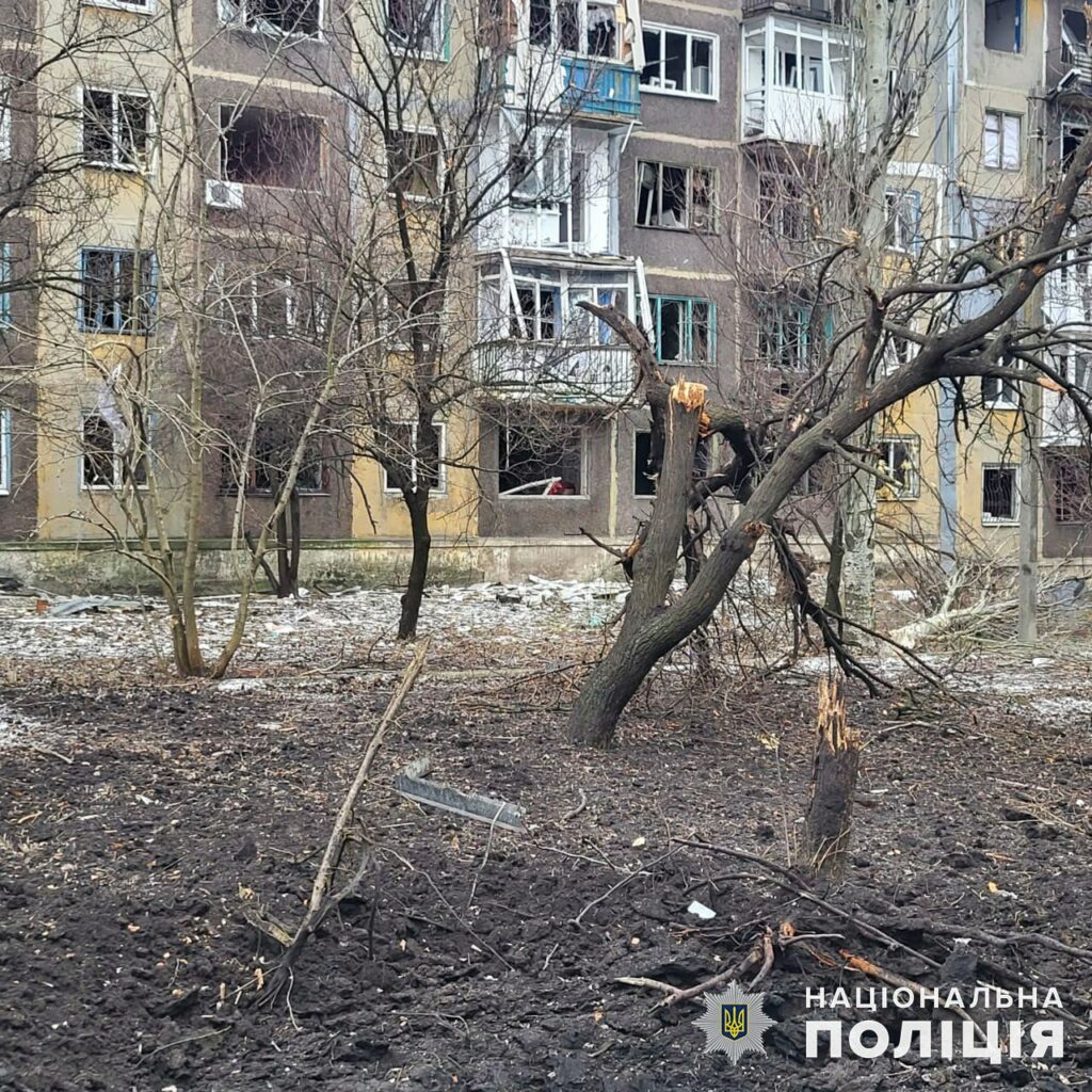 Протягом доби поліція зафіксувала 2645 ворожих ударів по Донеччині