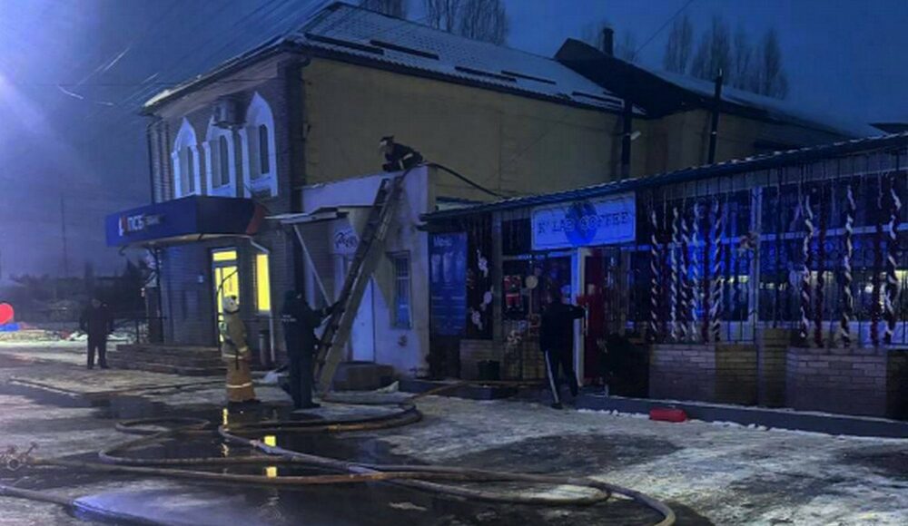 В оккупированном Старобельске горело кафе