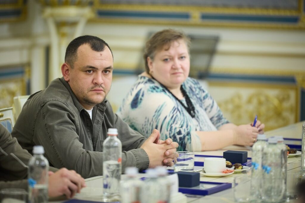 Волонтер из Луганской области Владимир Коломайко