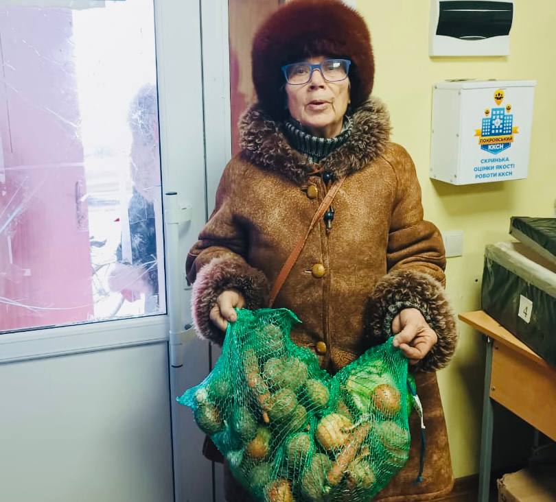 World Central Kitchen надала мешканцям Покровська овочеві набори