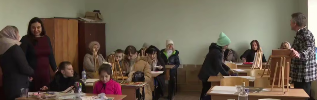 В так называемой "лнр" оккупанты организовали школу иконописи