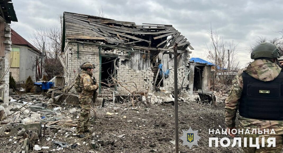 Поліція за добу зафіксувала 3244 ворожих удари по Донеччині