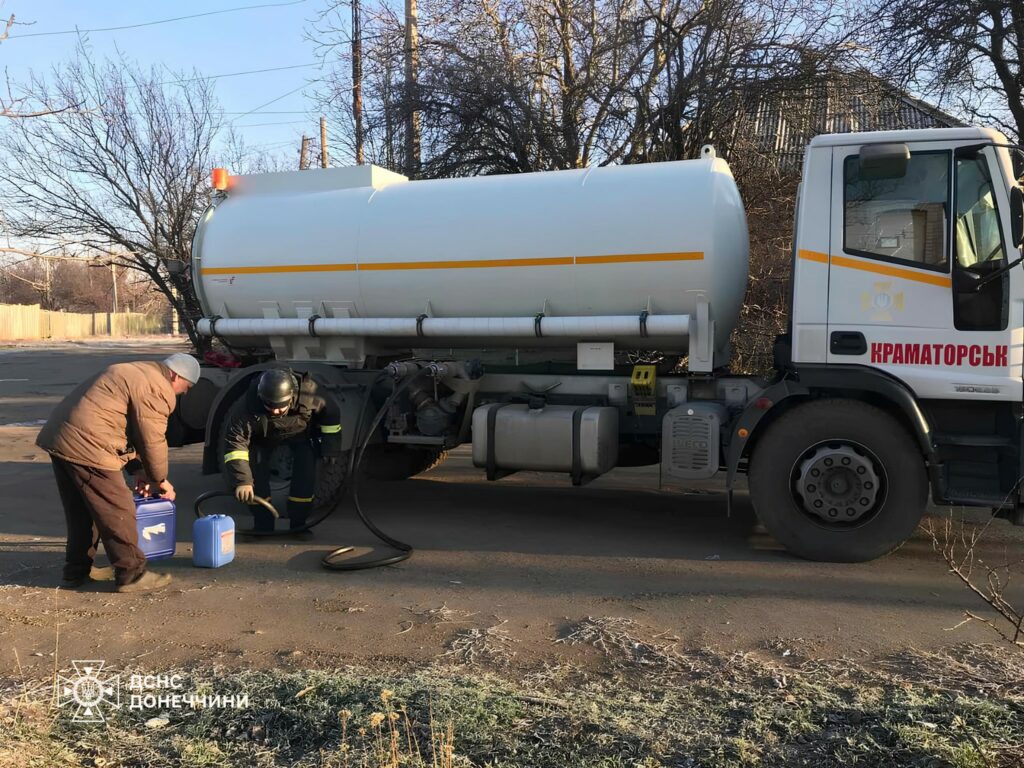 підвіз води на Донеччині