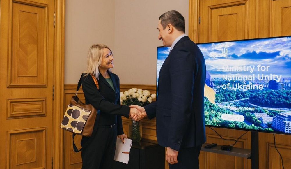 Міністр національної єдності України зустрівся з Представницею Управління Верховного комісара ООН у справах біженців