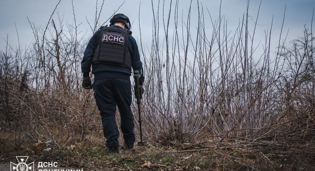 На Донеччині минулої доби піротехніки ДСНС знищили 3 вибухонебезпечні предмети