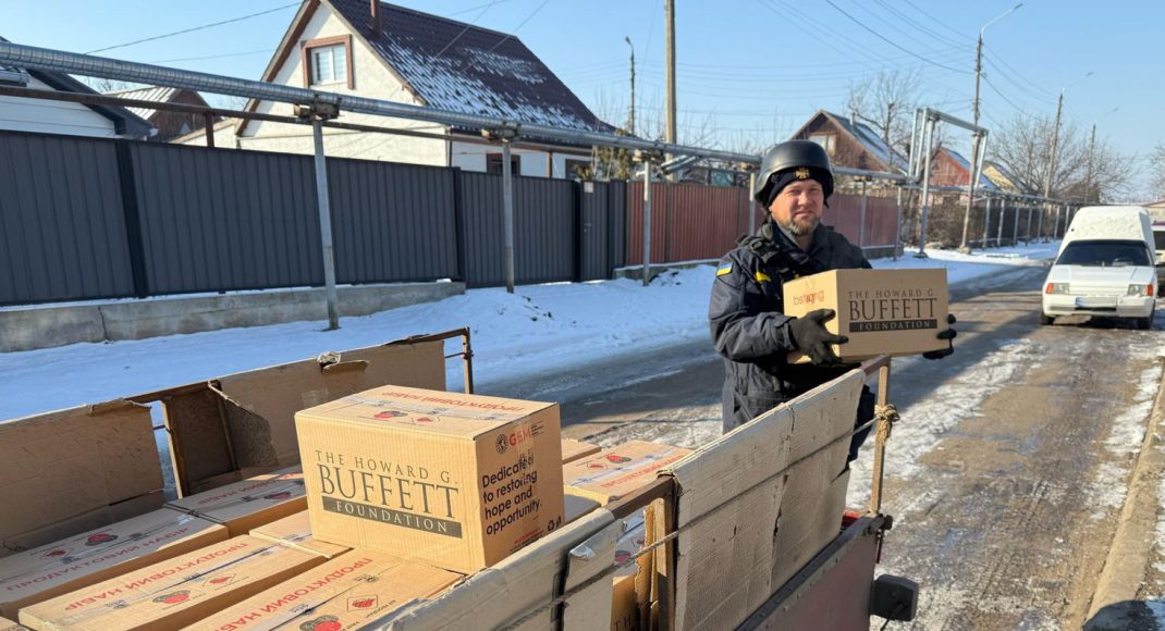Рятувальники доставили 500 кілограмів гуманітарної допомоги у Миколаївку на Донеччині