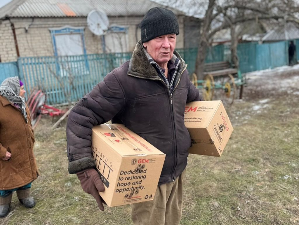 Сімейні набори від GEM та HGBF отримали жителі чотирьох населених пунктів Краматорщини
