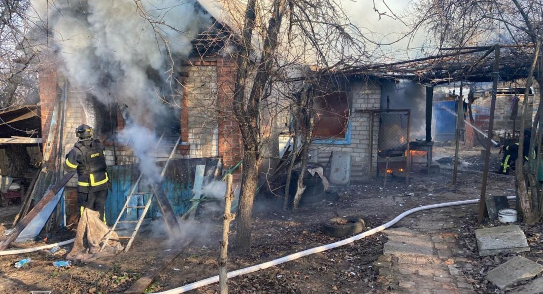 В Краматорском районе на пожаре погибла женщина