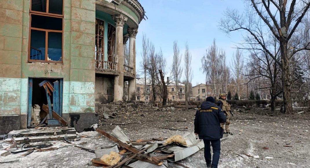 За сутки войска рф нанесли 3154 удара по Донецкой области