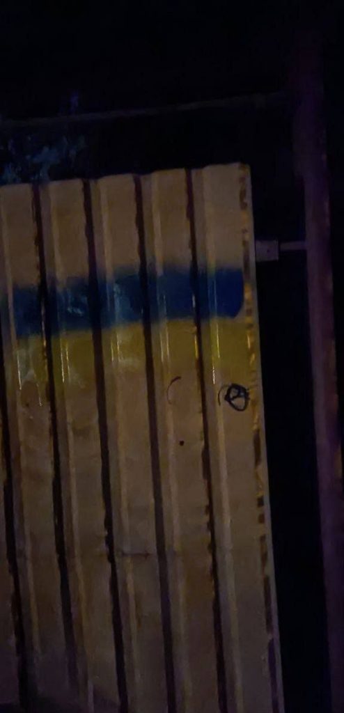 Українські графіті з'явилися в окупованих росіянами Донецьку та Кипучому