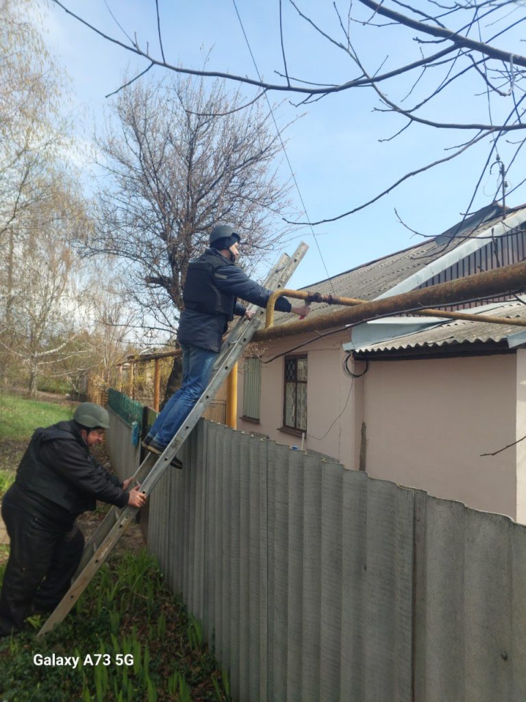 Продолжается ликвидация последствий обстрелов на газовых сетях Константиновки