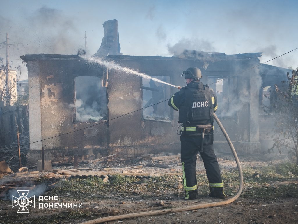 пожары в Донецкой области