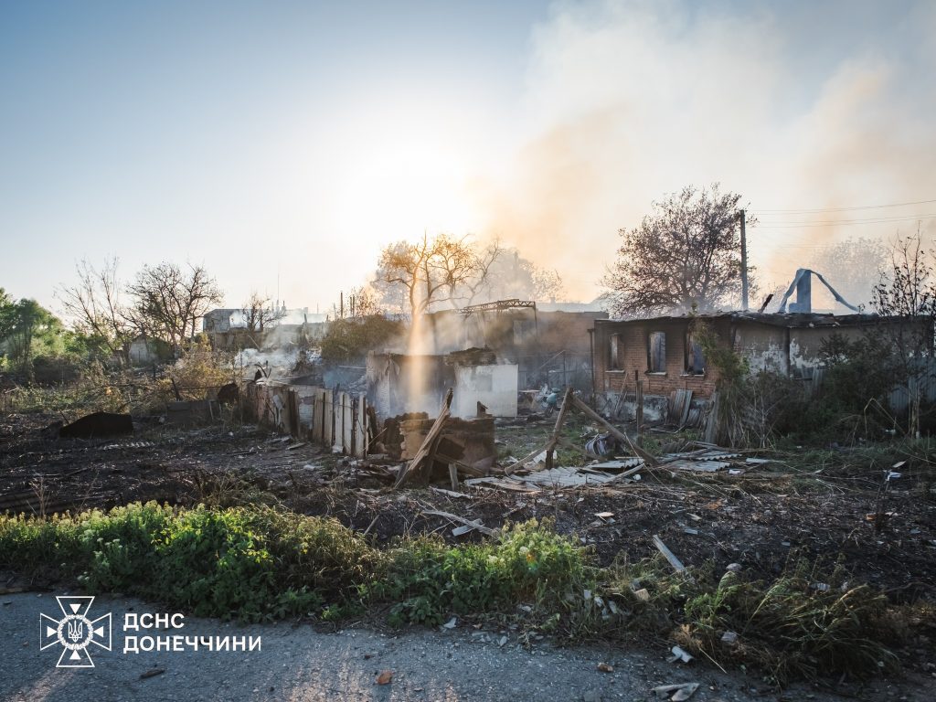 пожары в Донецкой области