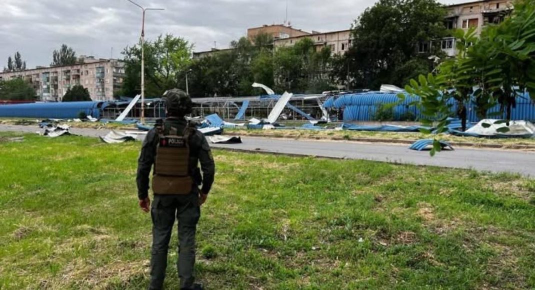 Сьогодні по Костянтинівці росіяни вдарили чотирма ракетами