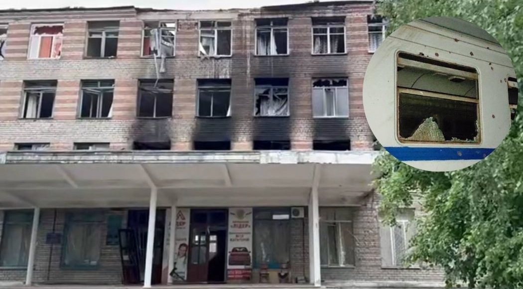 Слов’янськ потрапив під ворожий обстріл: є пошкодження залізничного вокзалу і навчального закладу (фото)