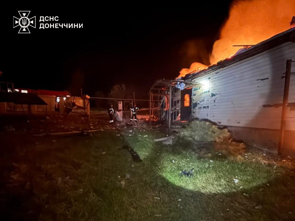 У Миколаївці на Донеччині ліквідували пожежу житлового будинку, що виникла після ворожого удар