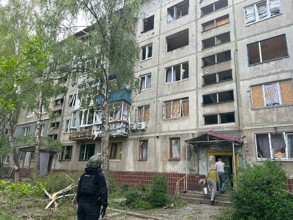 обстрелы константиновки