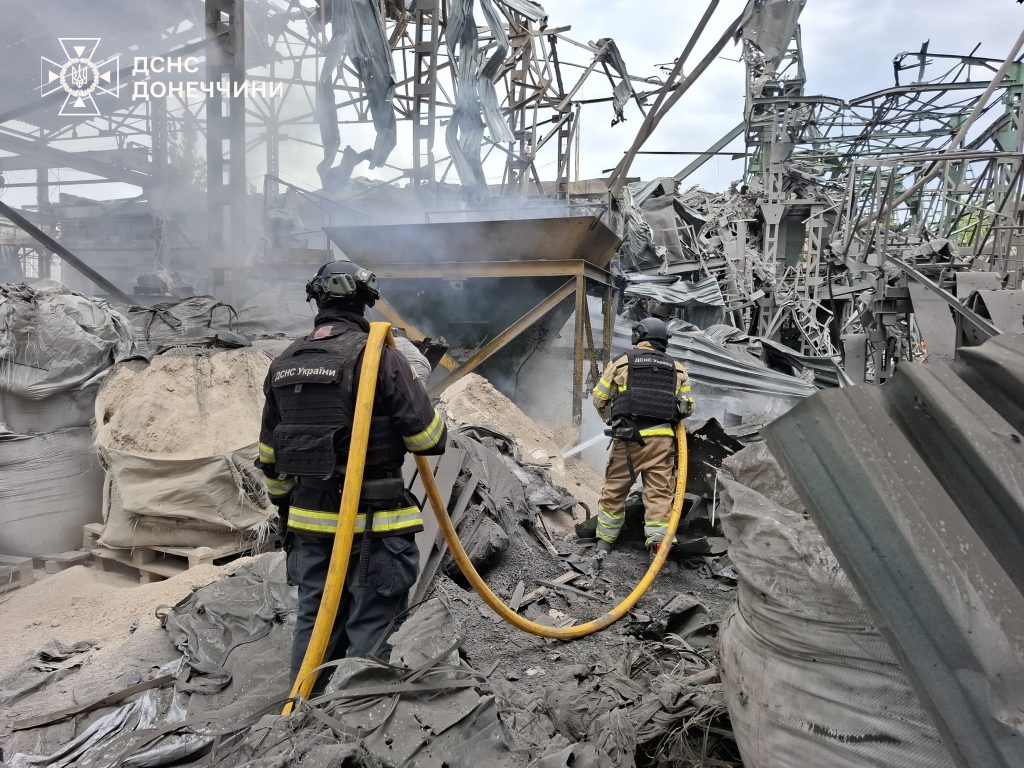 пожары в Донецкой области