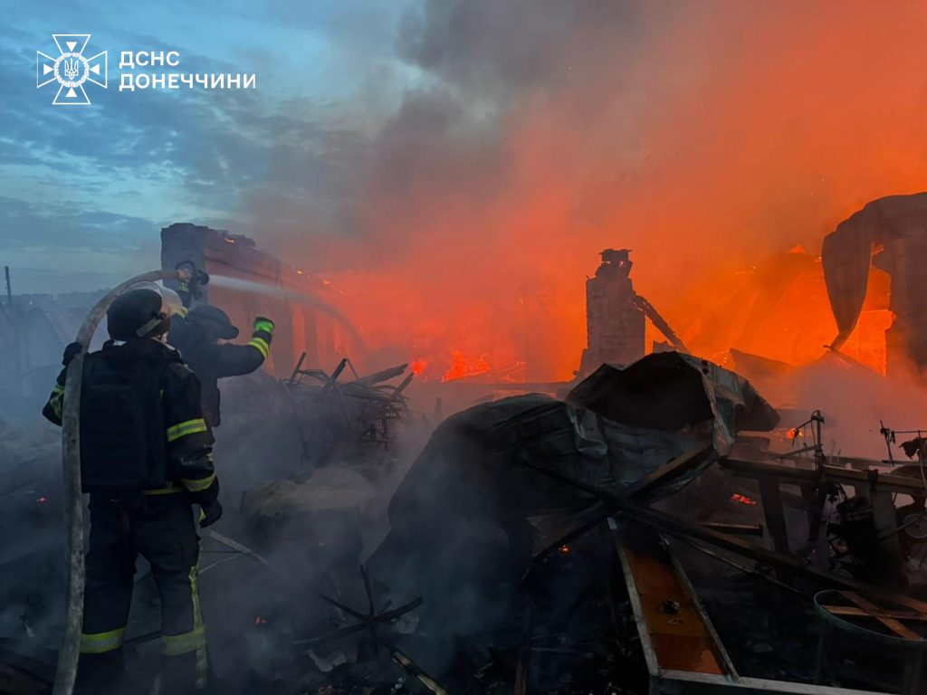 пожары в Донецкой области