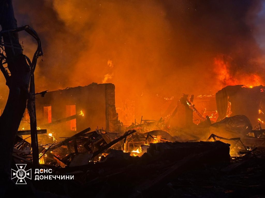 пожары в Донецкой области