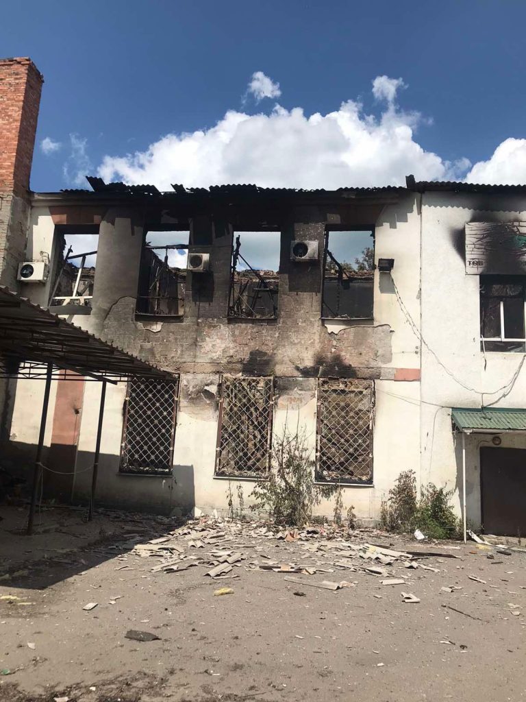 Сгорела дотла Вторая Покровская нотариальная контора