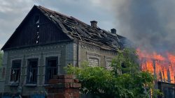 По меньшей мере 36 гражданских объектов подверглись разрушениям из-за российских обстрелов Донетчины (фото)