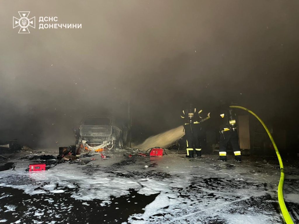 пожежі на Донеччині