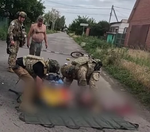 раненый велосипедист